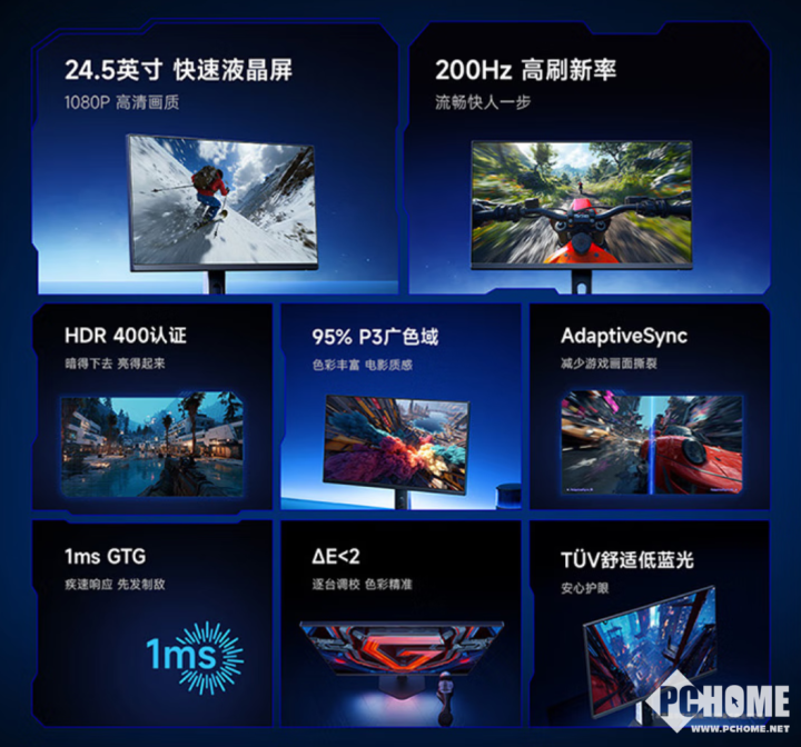 REDMI G25電競(jìng)顯示器上架 200Hz高刷售549元(圖2)